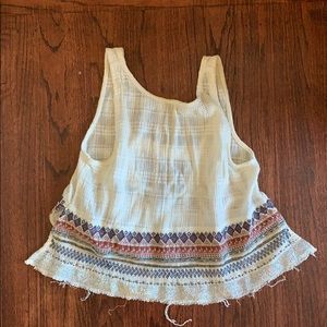 Tribal Print Festival Crop Top